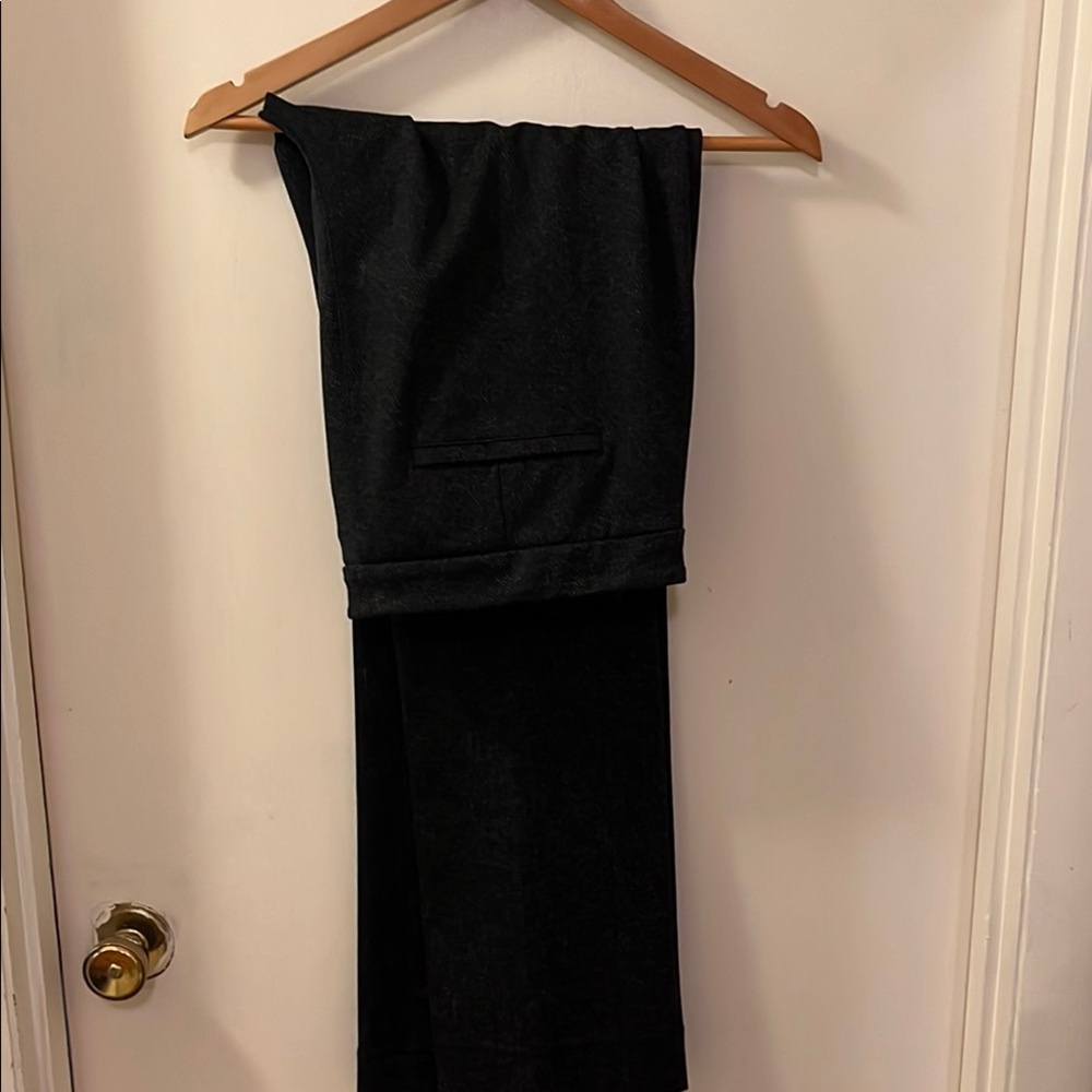 NYDJ Charcoal Herringbone Trousers